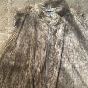Faux Fur Vest (Never Worn)